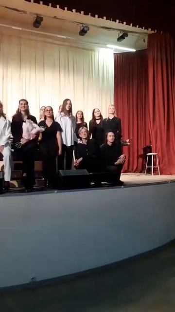 Участники и организатор органного концерта Олеся Александровна Удалова