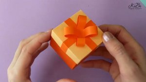 Коробочка из бумаги для подарка своими руками. Подарочная упаковка своими руками