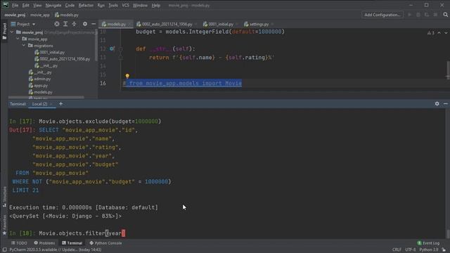 37 Фильтрация данных ORM. Методы filter и get. Курс по Django 3 смотреть онлайн