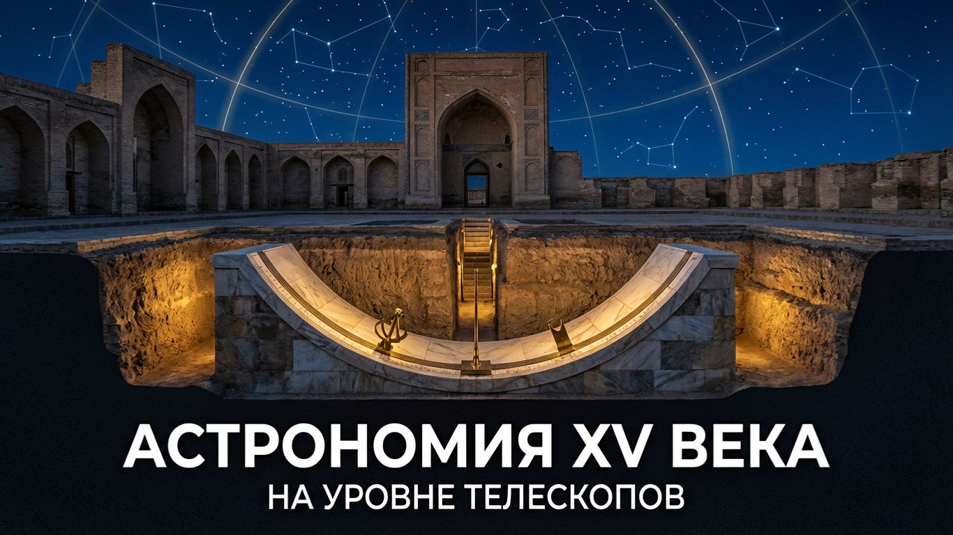 Обсерватория Улугбека: гигантский секстант с точностью до секунд дуги смотреть онлайн