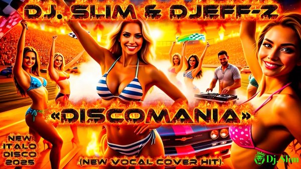 Dj. Slim & Djeff-z - Discomania.🎵New Vocal Cover HiT // NEW ITALO DISCO 2025🎵