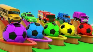 Песенка Колёса у автобуса Пять маленьких мартышек Цветные шарики Детские песенки и потешки мультики