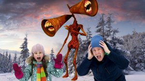 ОБНАРУЖИЛИ СИРЕНОГОЛОВЫХ в парке развлечений. Закидали их снежками