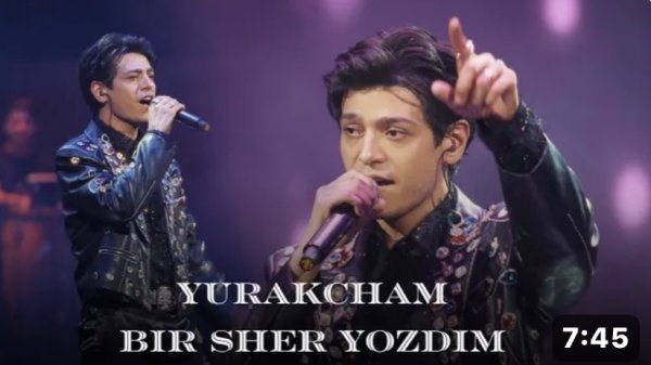 Mirjalol Nematov - Yurakcham, Bir sher yozdim (Jonli ijro)