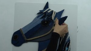 DIY: Джинсовая лошадь на стену 🐎 Апсайклинг из старых джинсов