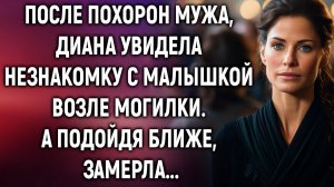 После похорон мужа, Диана увидела незнакомку с малышкой. А подойдя ближе...