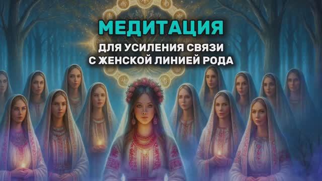 Медитация для усиления связи с женской линией Рода смотреть онлайн