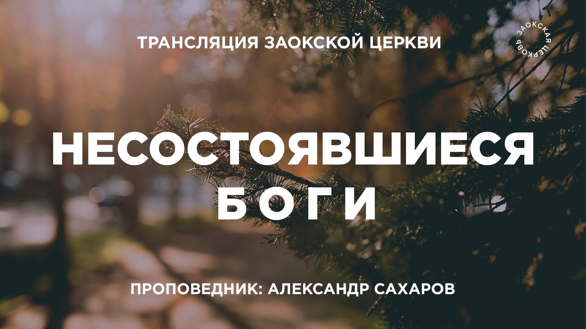 БОГОСЛУЖЕНИЕ онлайн - 13.12.25 / Трансляция Заокская церковь смотреть онлайн