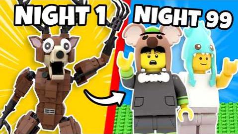 ЛЕГО Собираем 99 НОЧЕЙ В ЛЕСУ из конструктора LEGO... смотреть онлайн