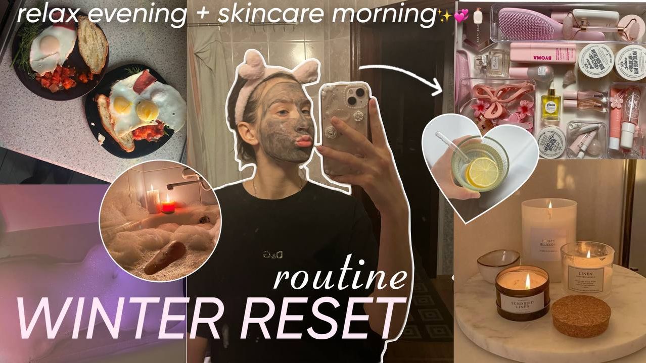 ЗИМНЯЯ ПЕРЕЗАГРУЗКА/ релакс вечер + утренняя рутина смотреть онлайн