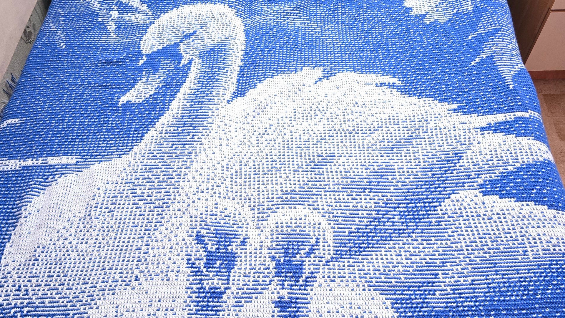 А Белый лебедь на пруду... Я собой горжусь👌Довольна тем, что получилось🧶