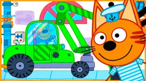 ТРИ КОТА - МАШИНКИ ДЛЯ МАЛЫШЕЙ ТРИ КОТА - ТРИ КОТА СТРОЙКА