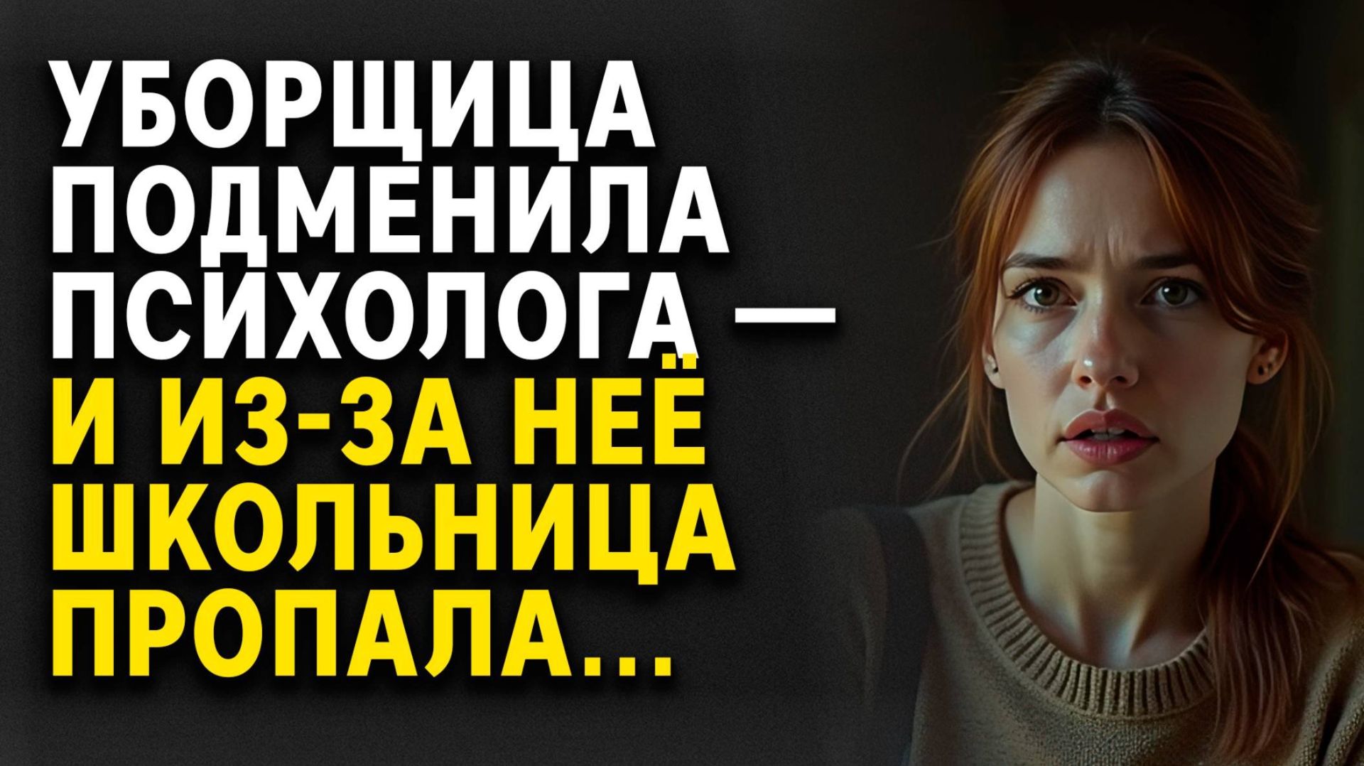 УБОРЩИЦА решила ПОДМЕНИТЬ ПСИХОЛОГА — И из-за неё ШКОЛЬНИЦА ПРОПАЛА...Слушать Аудиорассказ смотреть онлайн