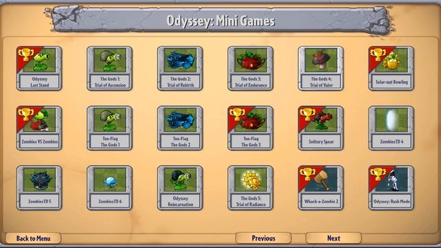 Pvzfusion: прохождение мини игр и кое чего в одиссее