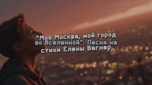 ЕВФ. 15.2.2. МОЯ МОСКВА, МОЙ ГОРОД ВО ВСЕЛЕННОЙ! Песня на стихи Елены Вагнер Федосеевой.стиль Поп
