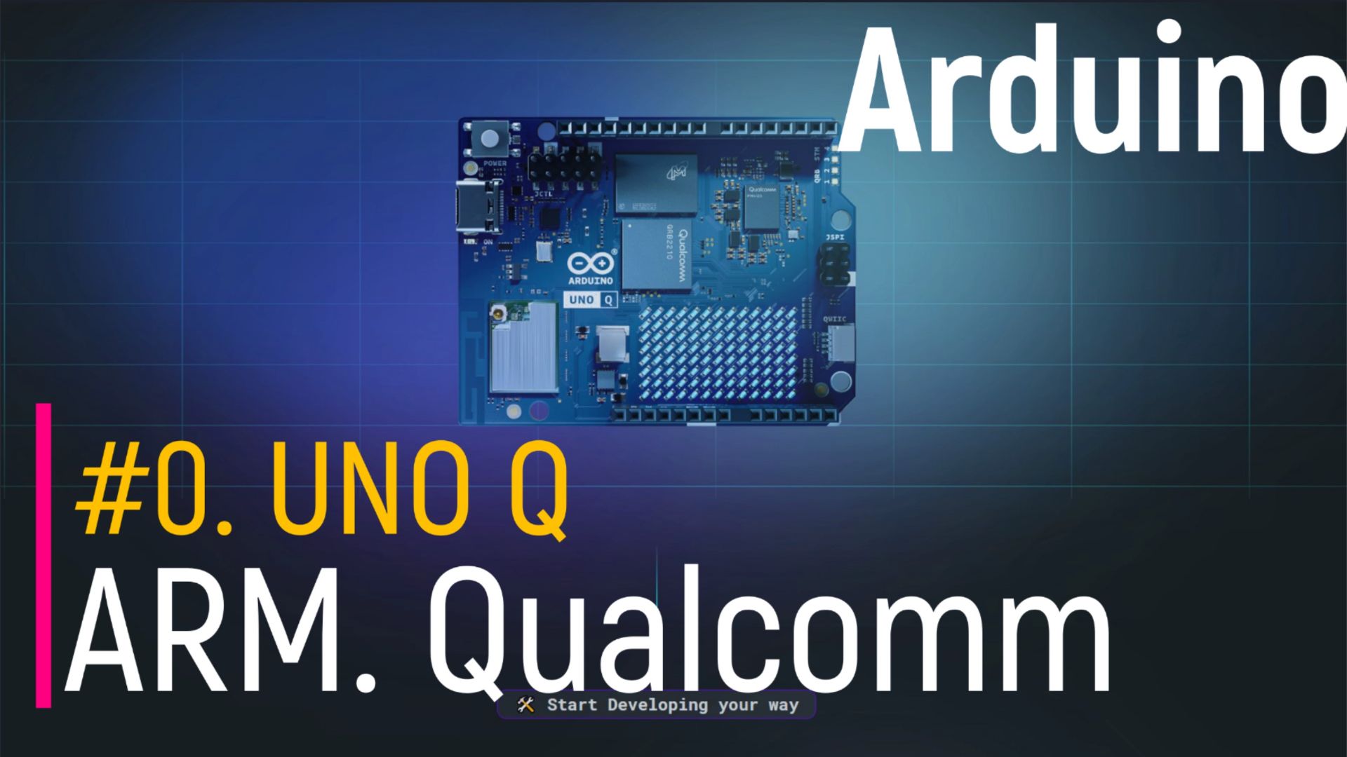 #0 Arduino UNO Q. Внешний обзор смотреть онлайн