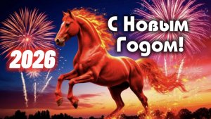 С Новым Годом и Рождеством! Желаю в год лихой лошадки, удачи и везения.