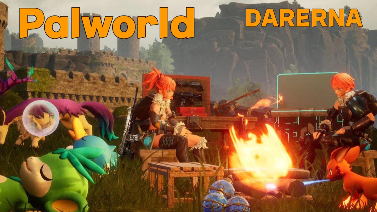 Palworld в мире Любы (1) Две рыжие бестии