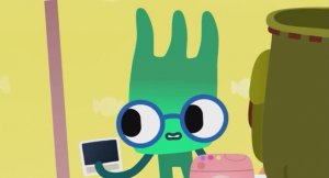 Буква (Б), мультик, Ум и Хрум, птенчик