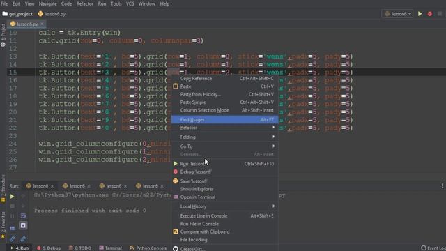 Создание GUI приложения Python tkinter. Создаем калькулятор на tkinter смотреть онлайн