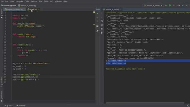 Модули. Импорт стандартных модулей в Python. Команды import и from Python. Импорт модулей Python смотреть онлайн