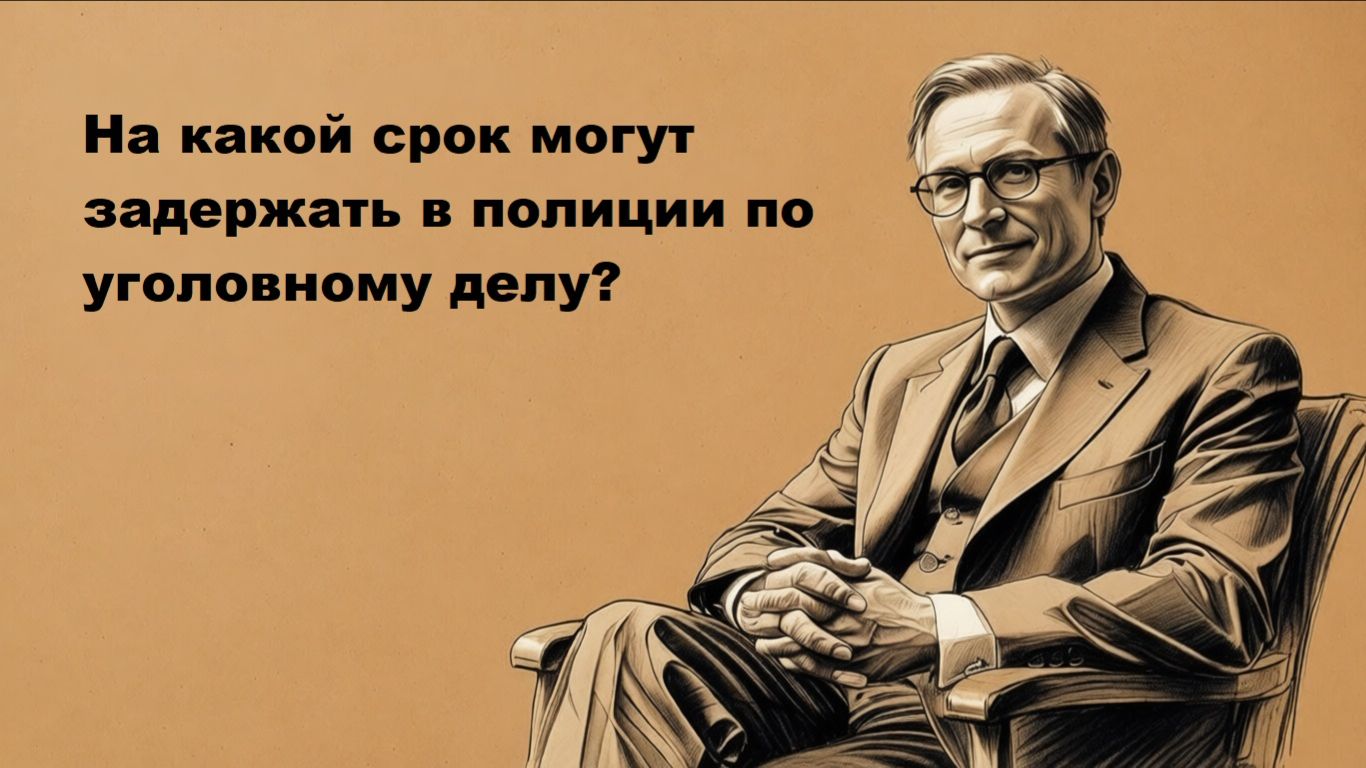 Задержание по уголовному делу. На сколько могут задержать в полиции, срок по закону смотреть онлайн