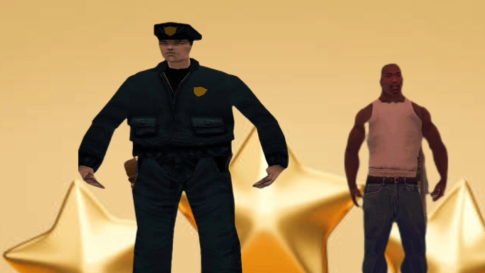 Играю в GTA 3 #1, заработал 3 звёзды.