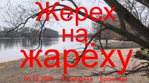 Жерех на жарёху или спиннинг на выброс. 06.12.2025. Москварека. Зимний спиннинг в Подмосковье.
