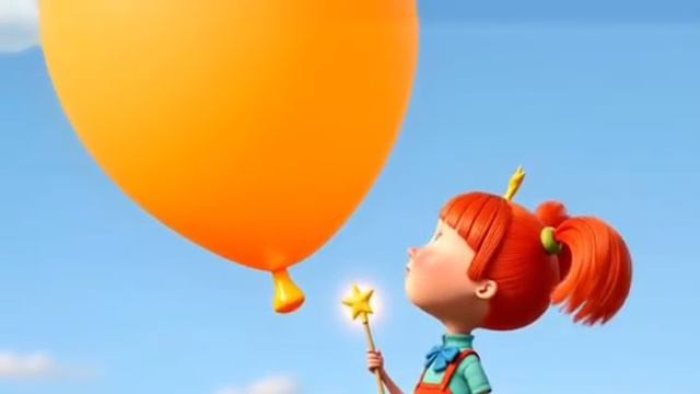 Жила - была царевна. Учим цвета шаров. 3D формат смотреть онлайн