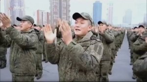 ЛИДЕР КНДР КИМ ЧЕН ЫН  ВСТРЕТИЛ БОЙЦОВ!