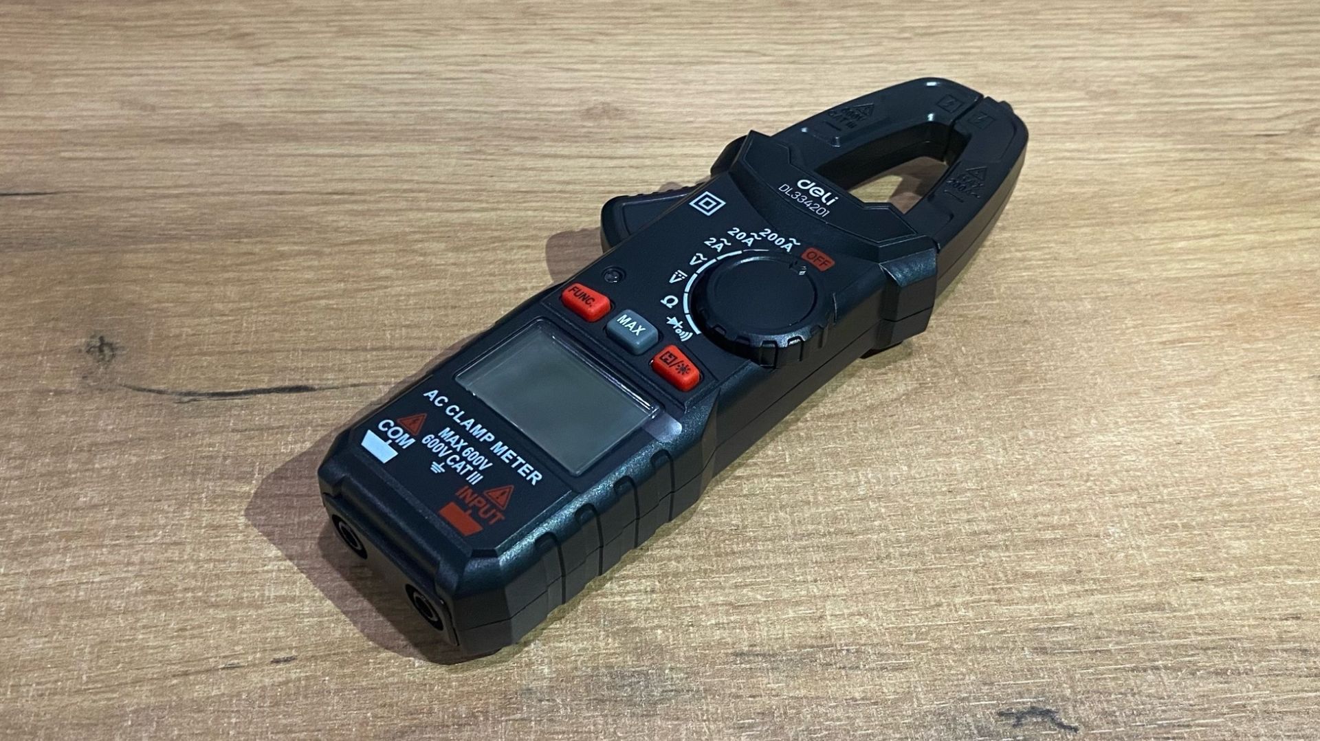 Распаковка и обзор клещей токоизмерительных Deli DL334201 смотреть онлайн