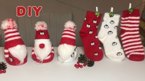 Шьем Гнома из носков❓Мастер-класс украшаем дом 🎄