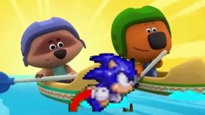 Super Mario World Мальчики Против Соника