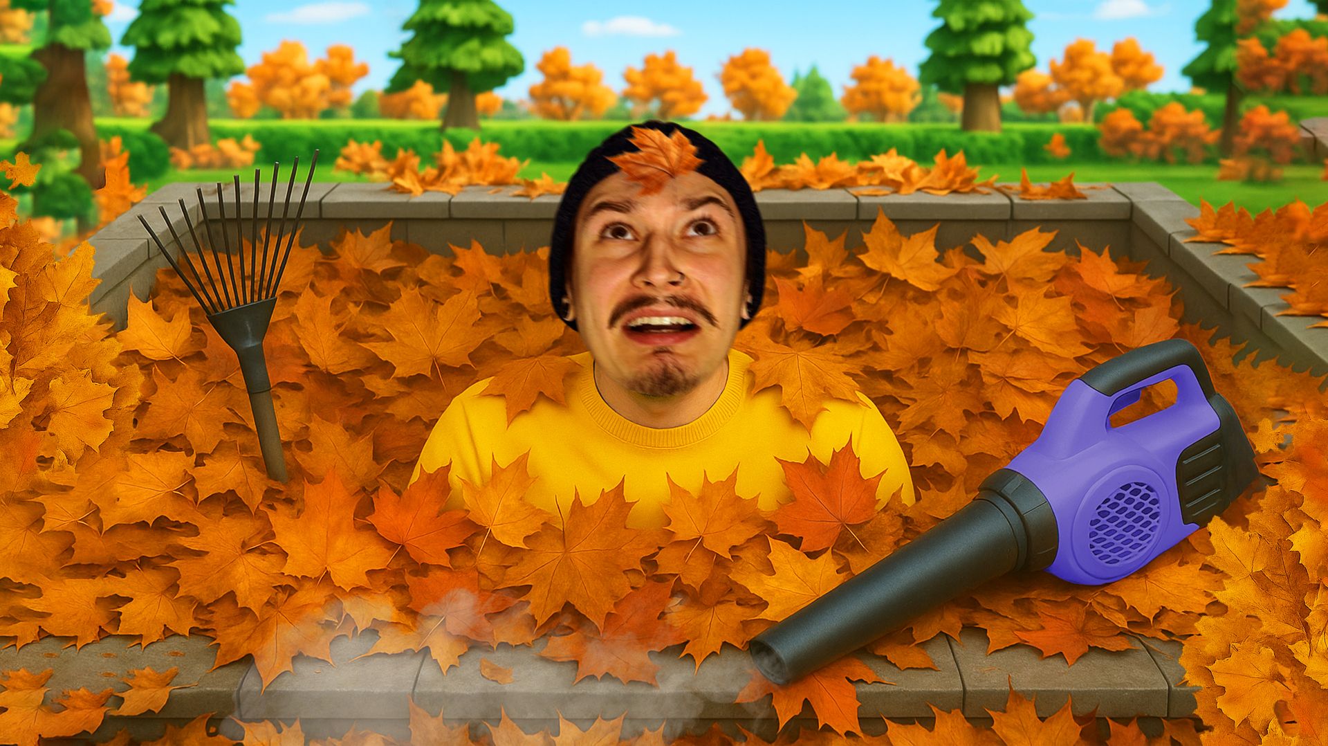 МНЕ ПРИШЛОСЬ СОБРАТЬ 100.000 ЛИСТЬЕВ. (Leaf It Alone)