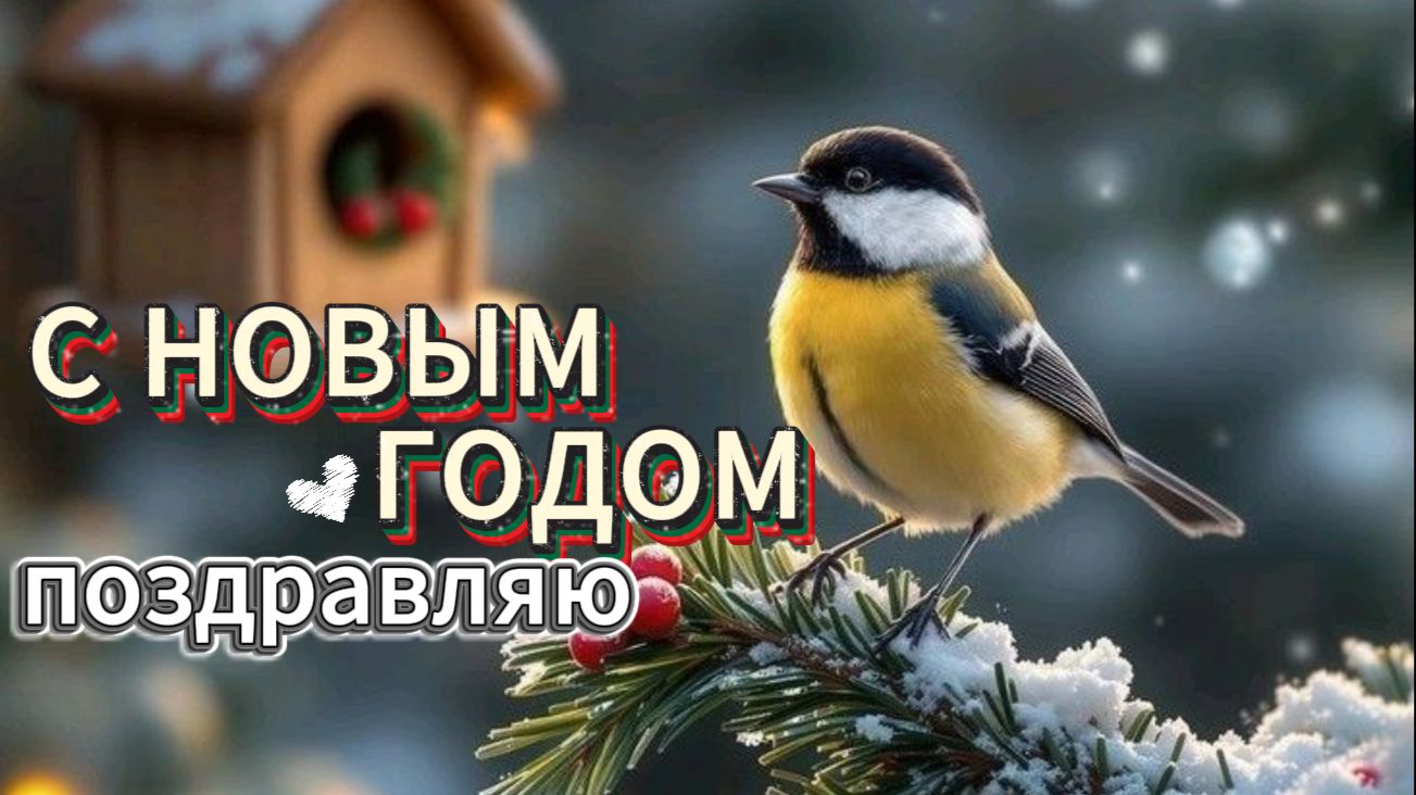 С Новым 2026 Годом: Короткое душевное поздравление смотреть онлайн