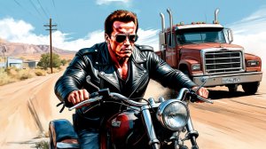 Сара Коннор, Джон Коннор и T-800 к чертям собачьим Скайнет разнесут! Terminator 2D: No Fate.