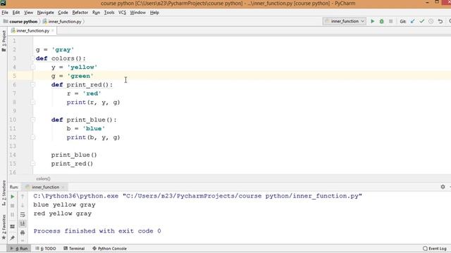 Вложенные функции Python смотреть онлайн
