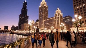 🎄Рождественская прогулка по Нью Йорку 2025 волшебные праздничные украшения и огни города✨