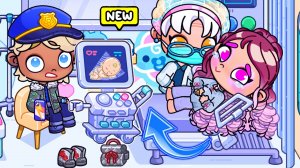 Первое новогоднее🎄 УЗИ в больнице 🏥 Девочка или мальчик?/♥️AVATAR WORLD СЕМЕЙНЫЕ ИСТОРИИ♥️