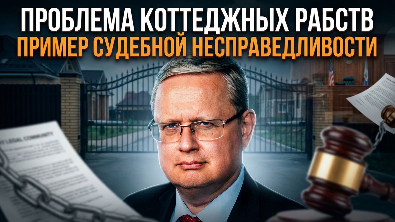 Михаил Делягин | Проблема коттеджных рабств. Пример судебной несправедливости смотреть онлайн