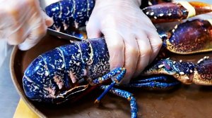 Синий Лобстер сашими Бруклин морепродукты Нью-Йорк