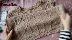 ❗💥Мужской вязаный жилет-безрукавка// обзор готовой работы//вязание спицами для мужчин