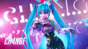 「4К」CH4NGE при участии. Kafu (танцор Хацуне Мику) | Giga | MikuMikuDance (MMD) MV