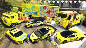 Я УГНАЛ РЕДКИЕ ТАЧКИ Спанч Боба С СОНИКОМ ИЗ РЕАЛЬНОЙ ЖИЗНИ В ГТА 5