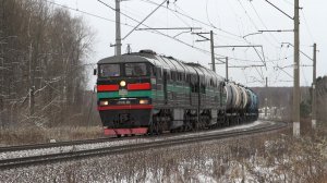 Нашумевший и надымивший "фантомас", последний оставшийся "лупоглазик" и другие локомотивы с поездами