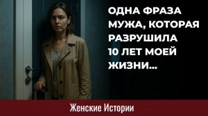 Истории из жизни. Одна фраза мужа разрушила 10 лет моей жизни... Жизненные истории, Аудиорассказы