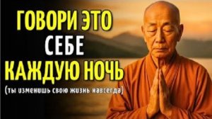 Отпусти. Повторяй это каждый день. Буддийская мудрость