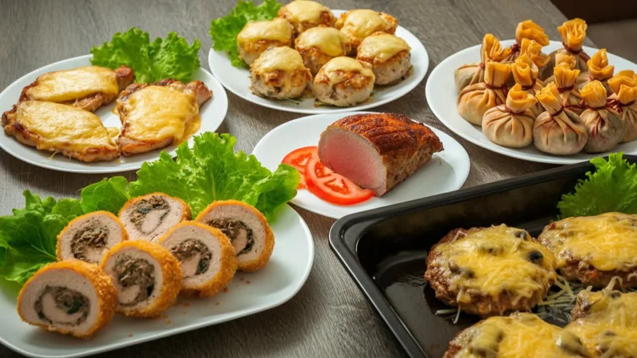 Вы просили МЯСО! Сразу 5 рецептов - Мясные закуски на праздничный стол! Новый год 2026! смотреть онлайн