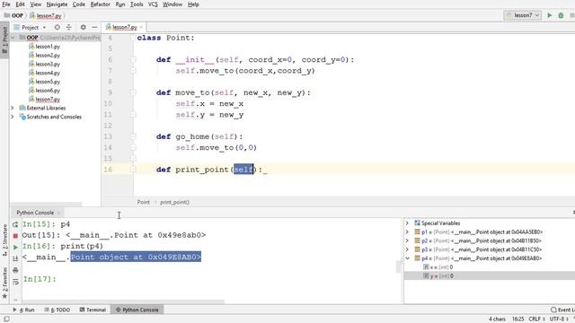 ООП 7 Практика "Создание класса и его методов". Объектно-ориентированное программирование в Python. смотреть онлайн