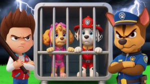 😭 ЩЕНЯЧИЙ ПАТРУЛЬ СЕЛ В ТЮРЬМУ ПОБЕГ ЗАКЛЮЧЁННЫХ в МАЙНКРАФТ PAW PATROL МУЛЬТИК